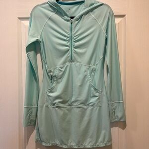 Athleta Half Zip Lightweight Designer Hoodie. Size XXS